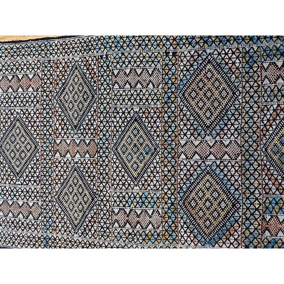 Image 1 of Tapis d'entrée Kilim vintage tissé à la main, 1970