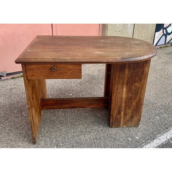 Image 1 of Bureau vintage art déco avec tiroirs