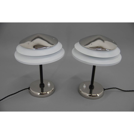 Image 1 of Paire de lampes de table vintage par Zukov, 1950