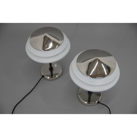 Image 1 of Paire de lampes de table vintage par Zukov, 1950