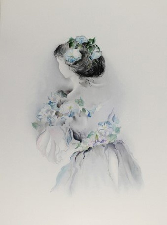 Image 1 of Femme Avec Fleurs