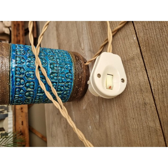 Image 1 of Lampe vintage en grès et céramique par Aldo Londi pour Bitossi, 1960