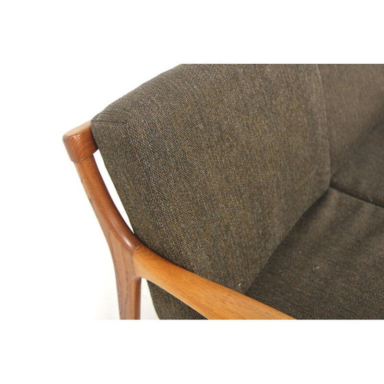 Image 1 of Canapé vintage "Kuba" 3 places en teck et tissu par Bertil Fridhagen pour Bröderna Andersson, Suède 1960