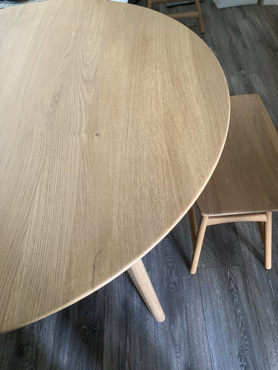 Image 1 of Ethnicraft Tafel Osso Round Table Eiken