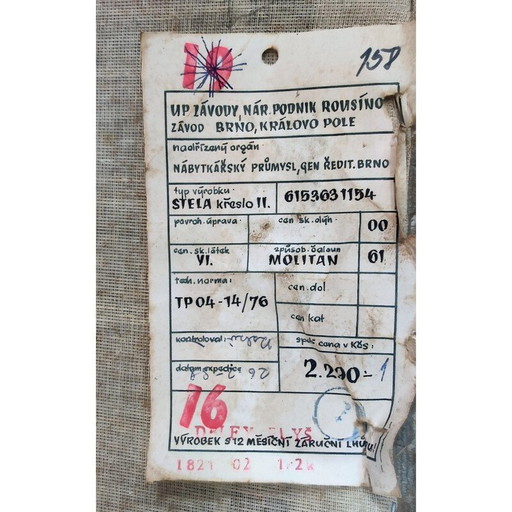 Paire de fauteuils vintage pour Up Závody, Tchécoslovaquie 1988