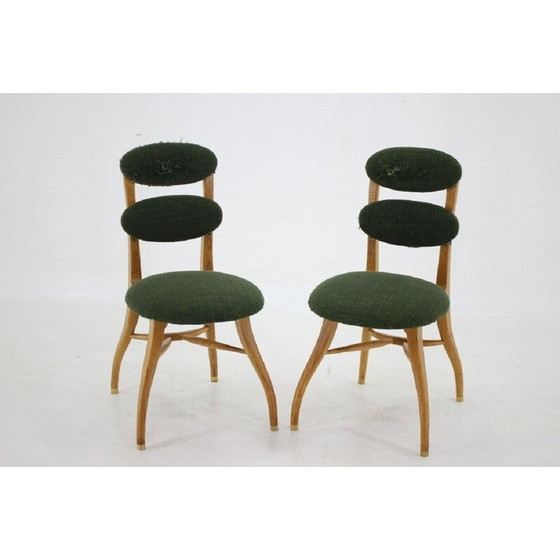 Image 1 of Paire de chaises musicales vintage de Vilhelm Lauritzen, Danemark