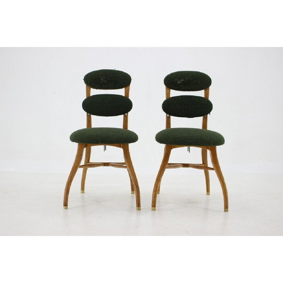 Image 1 of Paire de chaises musicales vintage de Vilhelm Lauritzen, Danemark