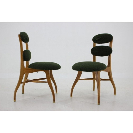 Image 1 of Paire de chaises musicales vintage de Vilhelm Lauritzen, Danemark