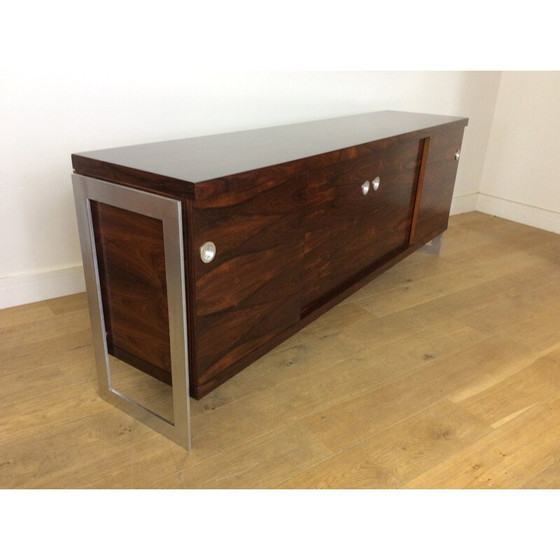 Image 1 of Buffet vintage en palissandre et chrome