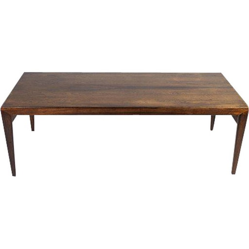 Table basse vintage en bois de rose, Danemark 1960