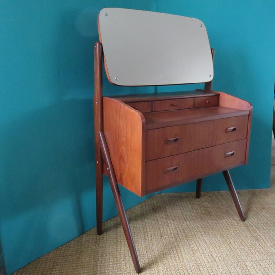 Image 1 of Coiffeuse vintage en teck, Danemark, 1960