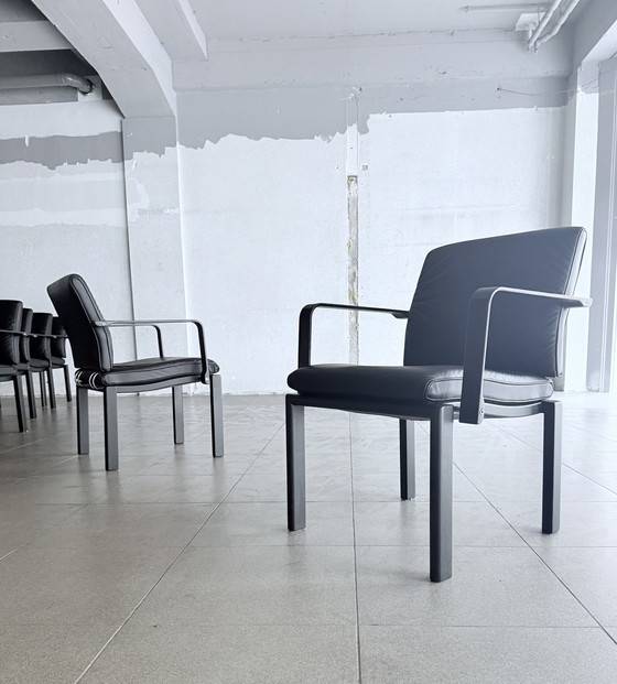 Image 1 of 6X Quadro W Chairs Design By Bruno Rey & Charles Polin, 1989