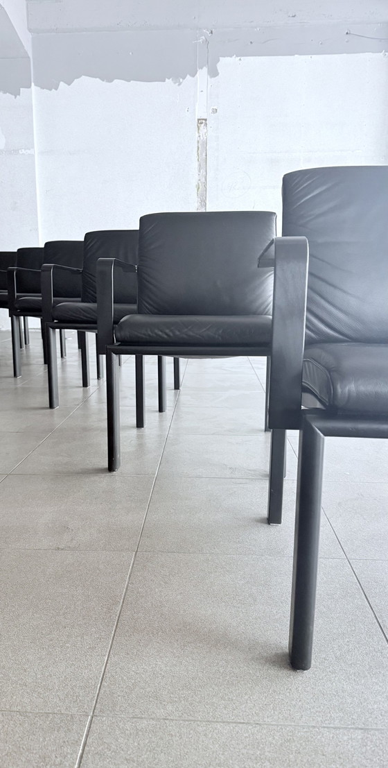 Image 1 of 6X Quadro W Chairs Design By Bruno Rey & Charles Polin, 1989