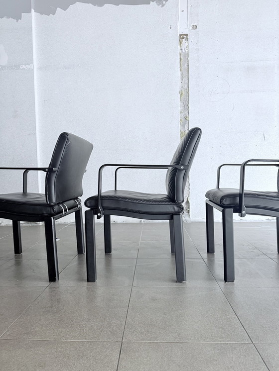 Image 1 of 6X Quadro W Chairs Design By Bruno Rey & Charles Polin, 1989