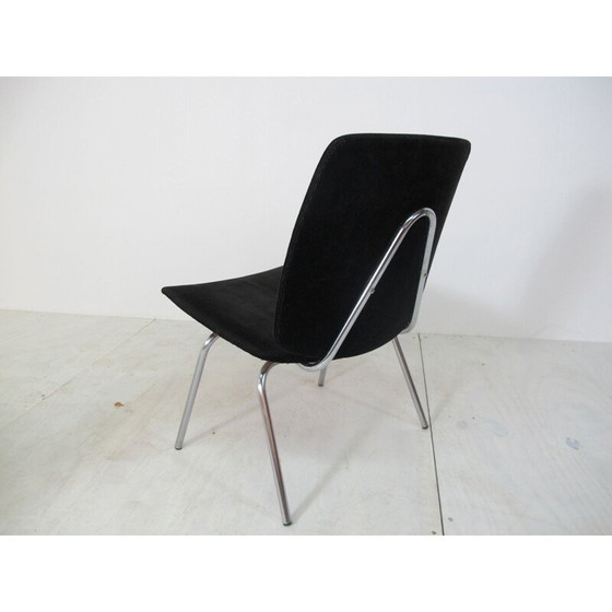 Image 1 of Paire de fauteuils noirs vintage de Kho Liang Ie et Jan Ruigrok