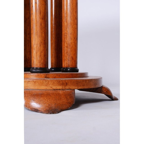 Image 1 of Table de salle à manger vintage Biedermeier en bois de chêne, Autriche 1830s