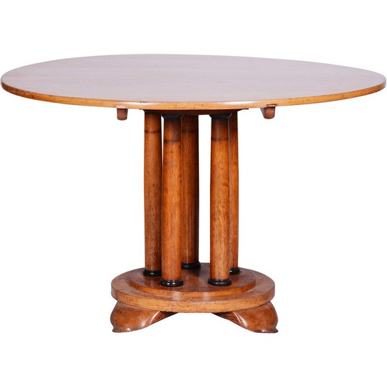 Image 1 of Table de salle à manger vintage Biedermeier en bois de chêne, Autriche 1830s