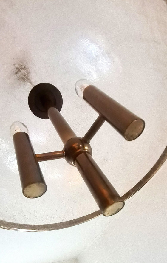 Image 1 of Lampe pendante vintage - années 60 - Ø43Cm- Allemagne