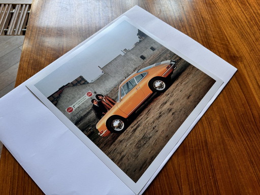 1 X Porsche 912 | Original C Print | Model Presentation Frankfurt 1967