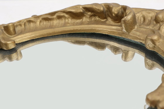 Image 1 of 20e siècle Belgique Miroir à encadrement d'or de style Louis XV