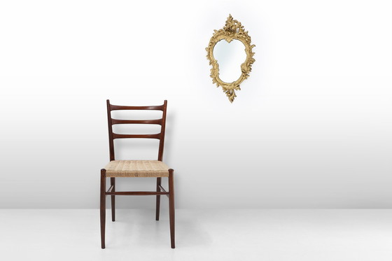 Image 1 of 20e siècle Belgique Miroir à encadrement d'or de style Louis XV