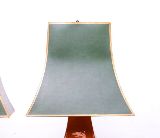 Image 1 of Lampes de table en faïence Zaccagnini, 1950S