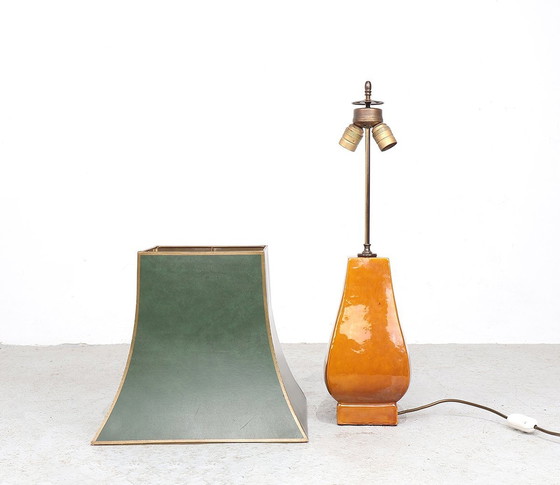 Image 1 of Lampes de table en faïence Zaccagnini, 1950S