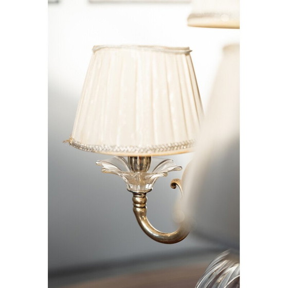 Image 1 of Delta Quattro Lampe de table en cristal vintage à 5 lumières