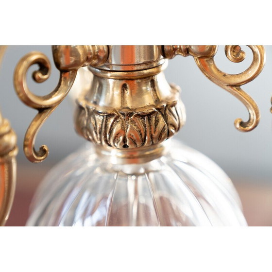 Image 1 of Delta Quattro Lampe de table en cristal vintage à 5 lumières