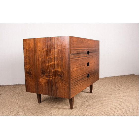 Image 1 of Table de toilette vintage en palissandre de Rio par Joseph André Motte pour Charron, France 1960