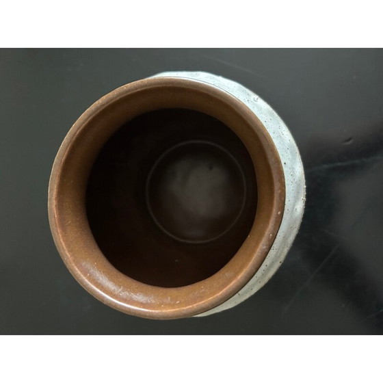 Image 1 of Ensemble de 3 vases vintage en grès, 1970