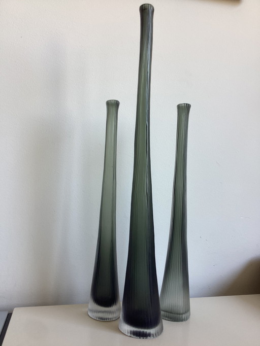 Vases à tubes en verre Guaxs 3x