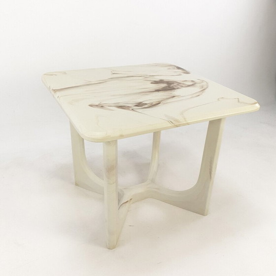 Image 1 of Table basse vintage en marmorino, Italie 1950