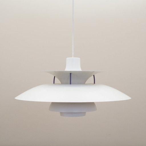 Lampe suspendue, design danois, années 1970, fabricant : Louis Poulsen