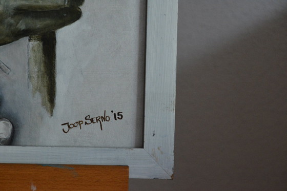Image 1 of Peinture à l'huile du peintre néerlandais Joop Serno ( signée )