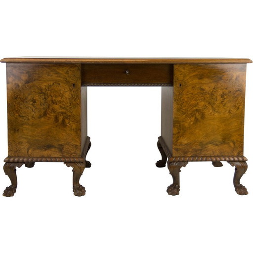 Bureau autoportant vintage Art Nouveau, années 1920