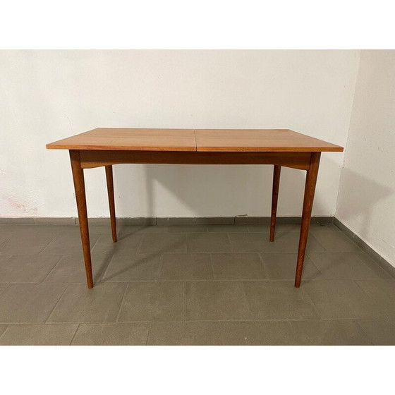 Image 1 of Table de salle à manger extensible en bois, Tchécoslovaquie 1970