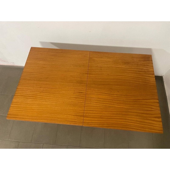 Image 1 of Table de salle à manger extensible en bois, Tchécoslovaquie 1970