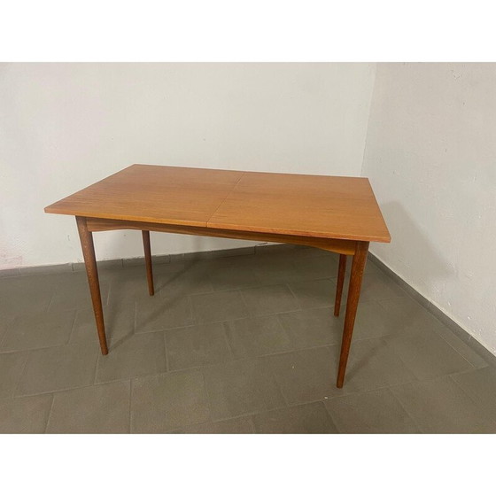 Image 1 of Table de salle à manger extensible en bois, Tchécoslovaquie 1970