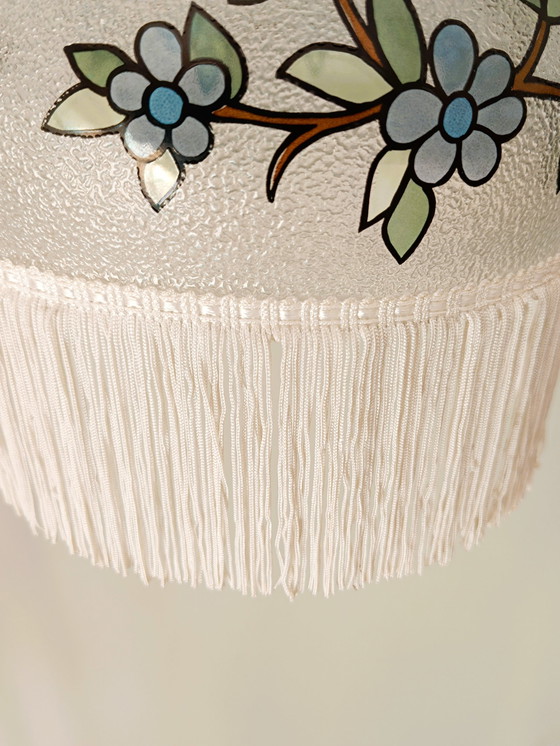 Image 1 of Suspension en Verre et Pampilles de Fils en Nylon