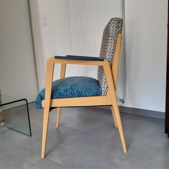 Image 1 of Fauteuil Vintage dans le gout de Kai Kristiansen - Design Scandinave