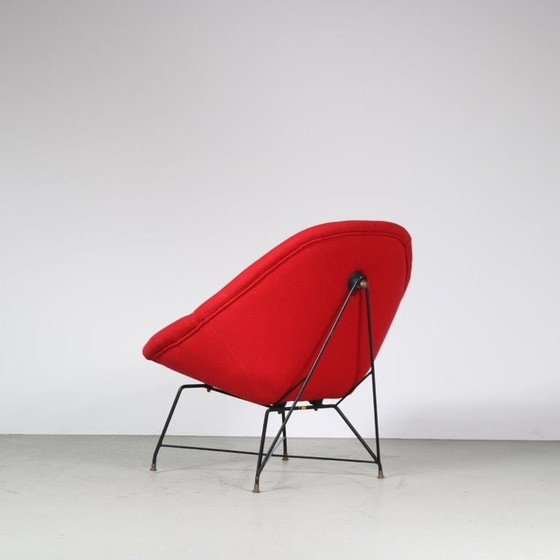 Image 1 of Chaise "Kosmos" par Augusto Bozzi pour Saporiti, Italie 1950