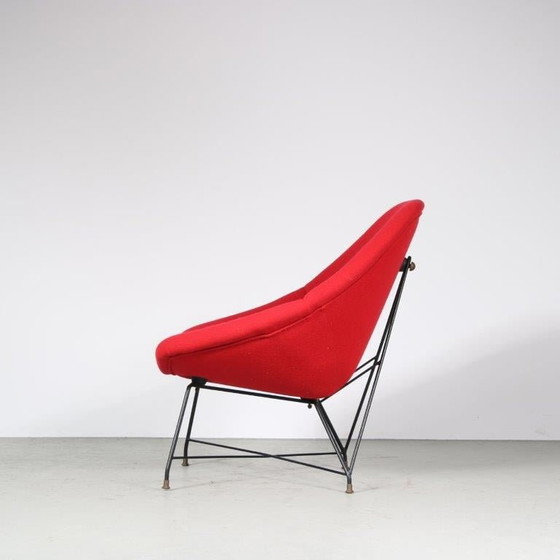 Image 1 of Chaise "Kosmos" par Augusto Bozzi pour Saporiti, Italie 1950