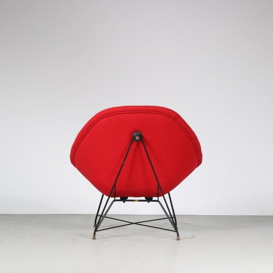 Image 1 of Chaise "Kosmos" par Augusto Bozzi pour Saporiti, Italie 1950