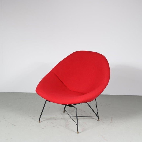 Image 1 of Chaise "Kosmos" par Augusto Bozzi pour Saporiti, Italie 1950