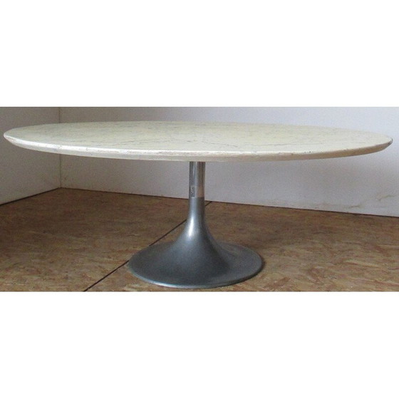 Image 1 of Table basse vintage en résine et marbre