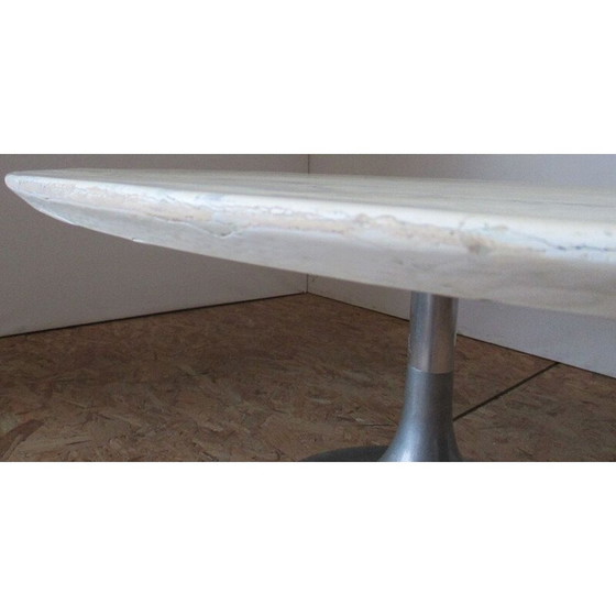 Image 1 of Table basse vintage en résine et marbre