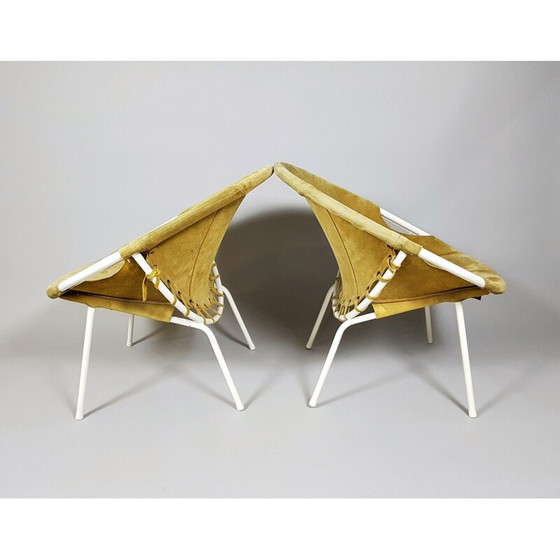 Image 1 of Ensemble vintage allemand de 2 chaises longues pour Lusch & Co