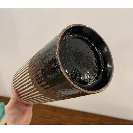 Image 1 of Vase vintage en céramique émaillée par Aldo Londi pour Bitossi, 1950