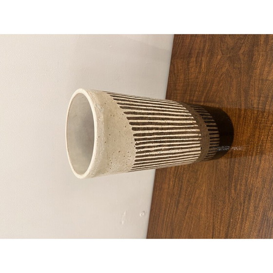 Image 1 of Vase vintage en céramique émaillée par Aldo Londi pour Bitossi, 1950